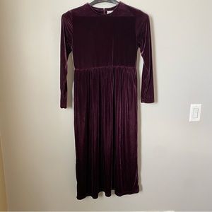 Jacqueline Ferrar 90’s Velvet Dress in Plum Women’s Size 6 Petite